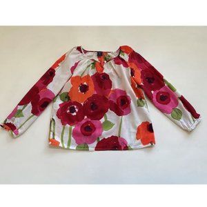 Gap Woven Cotton Long-Sleeve Blouse size Medium